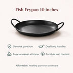 Pure Iron Dosa Tawa – 10 Inches| Chemical-Free, No Coating, Easy to Season, Gas & Induction Compatible, Iron-Enriching Cookware for Everyday Use