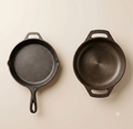 Cast iron Curry Master Combo | Skillet 27 Cm + Flat base Kadai 25 Cm