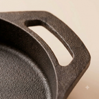 Cast Iron Ultra Smooth Flat Base Kadai 10 Inch