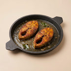 Pre-Seasoned Cast Iron Fish Fry Pan | Naturally Non-Stick Fish Tawa