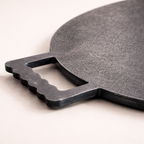 Masala Dosa Tawa - Pure iron | Natural Finish | Induction & Gas, Fire wood friendly Base | PFOA Free | High Temperature Resistant | 11.5 inches | Black