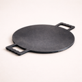 Masala Dosa Tawa - Pure iron | Natural Finish | Induction & Gas, Fire wood friendly Base | PFOA Free | High Temperature Resistant | 11.5 inches | Black