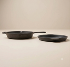 Cast iron Chef Special Fry Combo | Skillet 25 Cm + Fish Frypan double handle 25 Cm